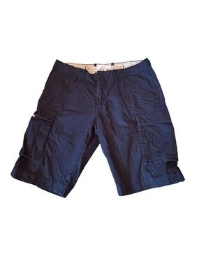 H&M Dark Blue Men's Cargo Shorts